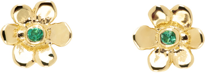 Photo: Mondo Mondo Gold Mini Daisy Stud Earrings