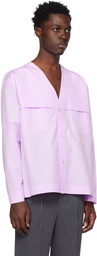 Homme Plissé Issey Miyake Purple Light Shirt