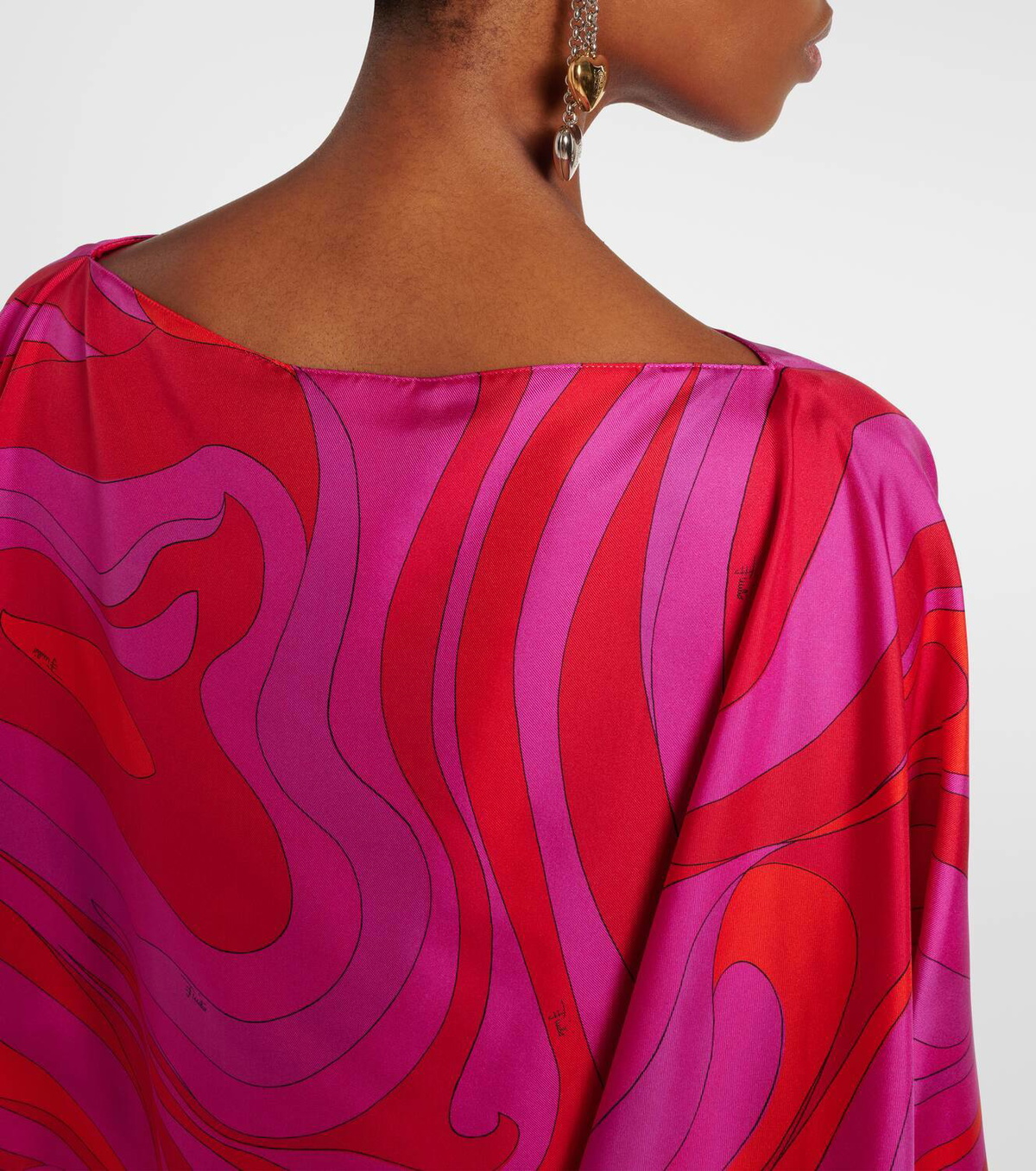 Pucci Iride silk twill maxi dress
