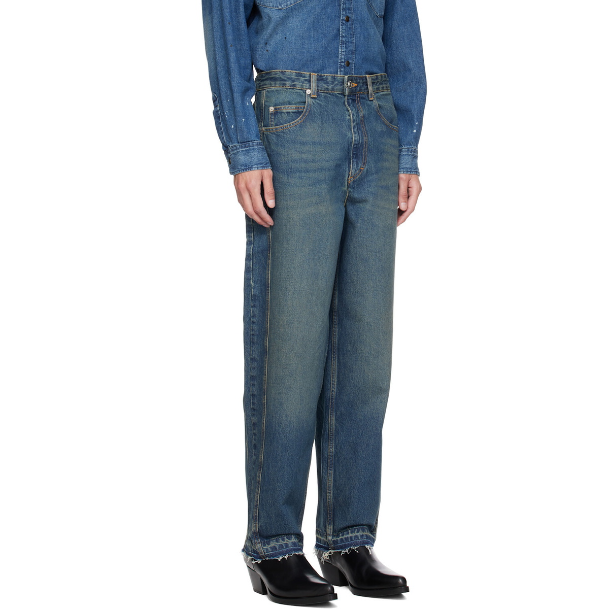 Isabel Marant Blue Jorian Jeans