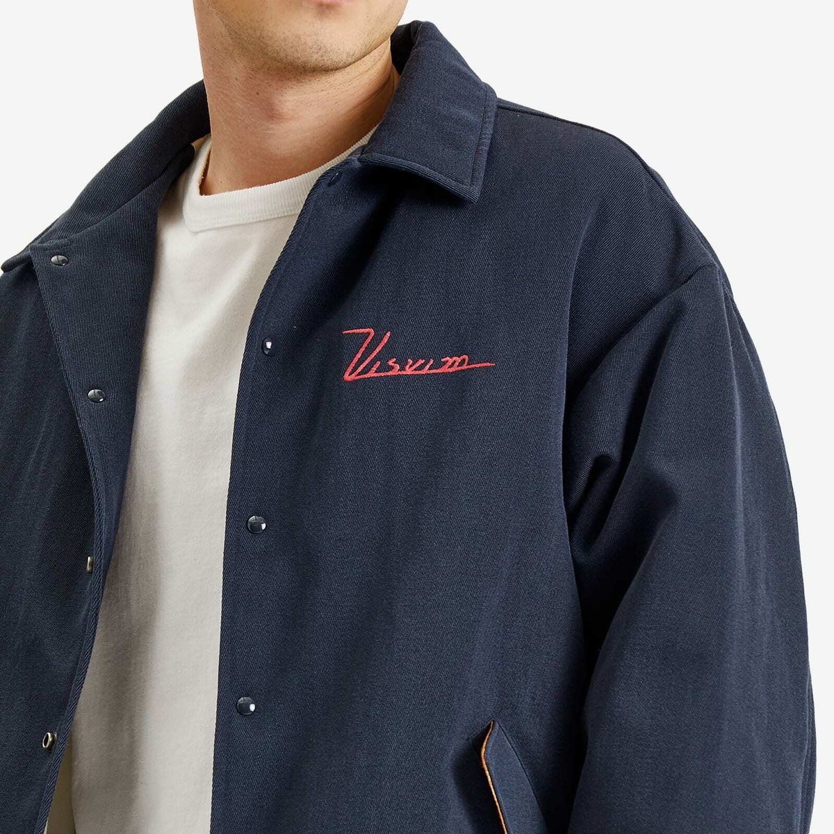 Visvim Men's Westwood Down Team Jacket in Navy Visvim