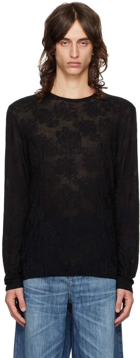 OUR LEGACY Black Regular Long Sleeve T-shirt Our Legacy