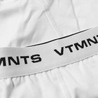 VTMNTS Men's Logo Boxer Short in White