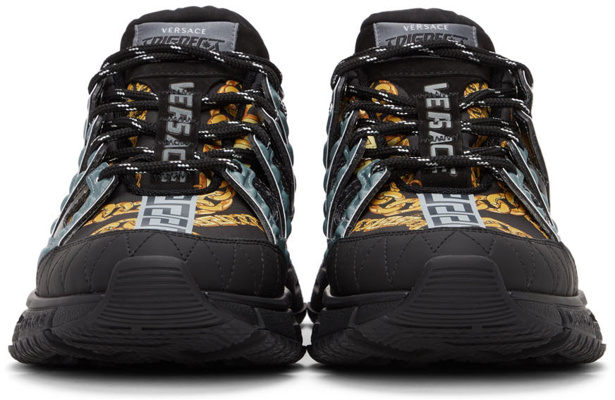 Versace Black Trigreca Sneakers Versace