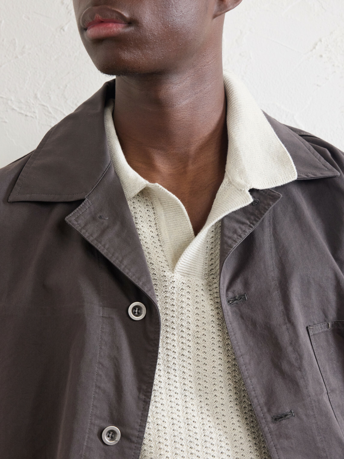 Sunspel - Vintage Cotton-Mesh Polo Shirt - Neutrals