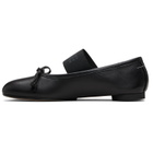 MM6 Maison Margiela Black Anatomic Numeric Ballerina Flats
