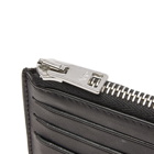 Maison Kitsuné Men's Zipped Cardholder in Black