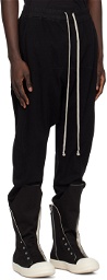 Rick Owens DRKSHDW Black Slim-Fit Sweatpants