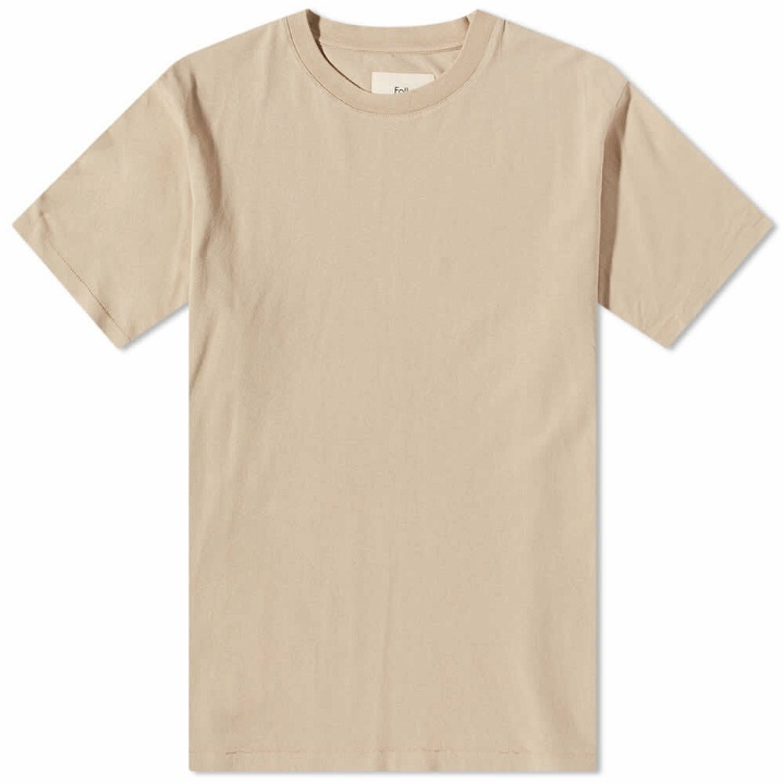 Photo: Folk Men's Contrast Sleeve T-Shirt in Ash