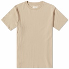 Folk Men's Contrast Sleeve T-Shirt in Ash