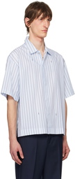 Jacquemus Blue 'La chemise manches courtes' Shirt