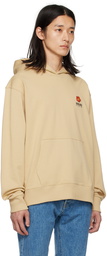 Kenzo Beige Kenzo Paris Boke Flower Hoodie