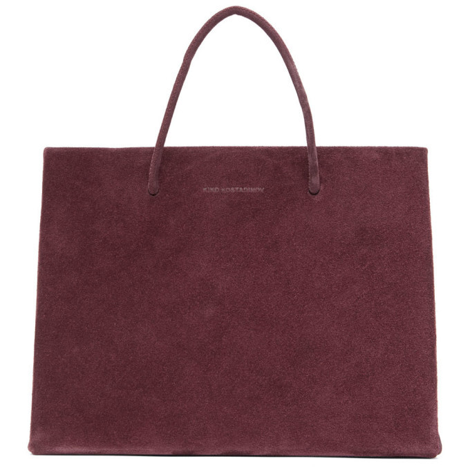 Kiko Kostadinov Purple Medea Edition Suede Hanna Bag Kiko
