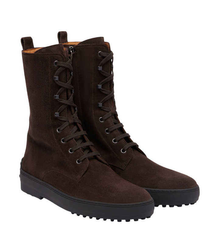 Photo: Tod's Gommino suede mid-calf boots