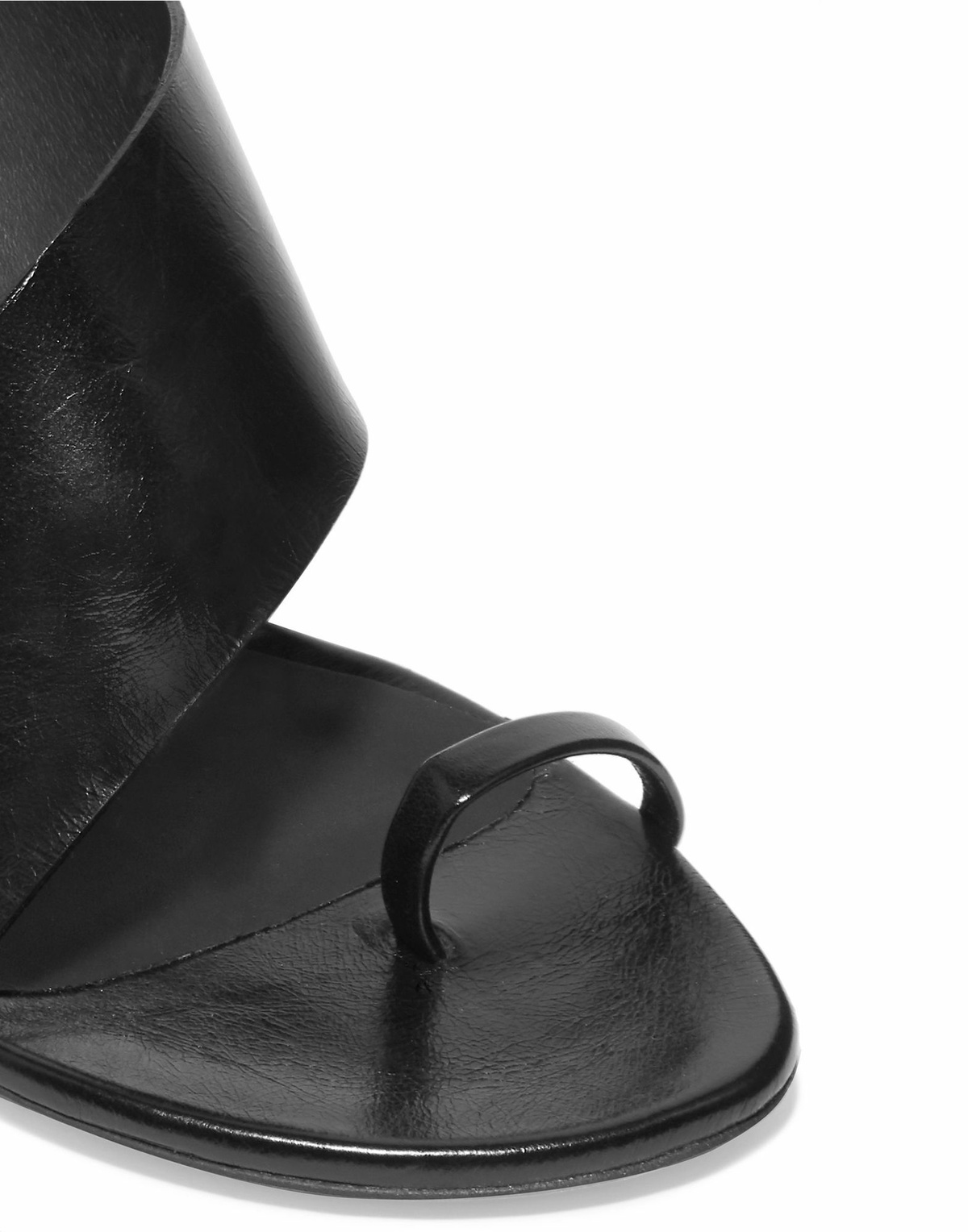 Dries Van Noten Womens Thong sandal in Black