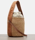 Chloé Woody Small raffia bucket bag