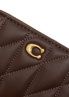 Coach Pillow Quilted Leather Wallet - Brown - One Size