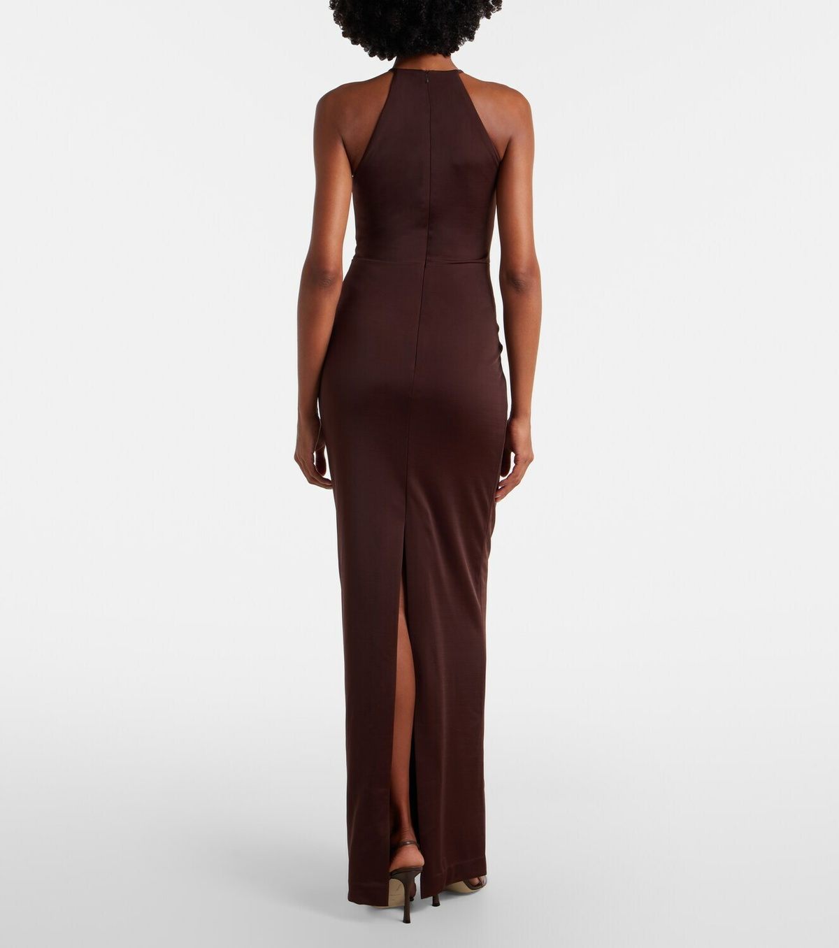 Rebecca Vallance Isla halterneck maxi dress