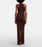 Rebecca Vallance Isla halterneck maxi dress