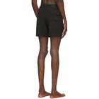 Amiri Black Logo Core Swim Shorts