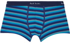 Paul Smith Five-Pack Multicolor Stripe & Plain Mixed Boxer Briefs