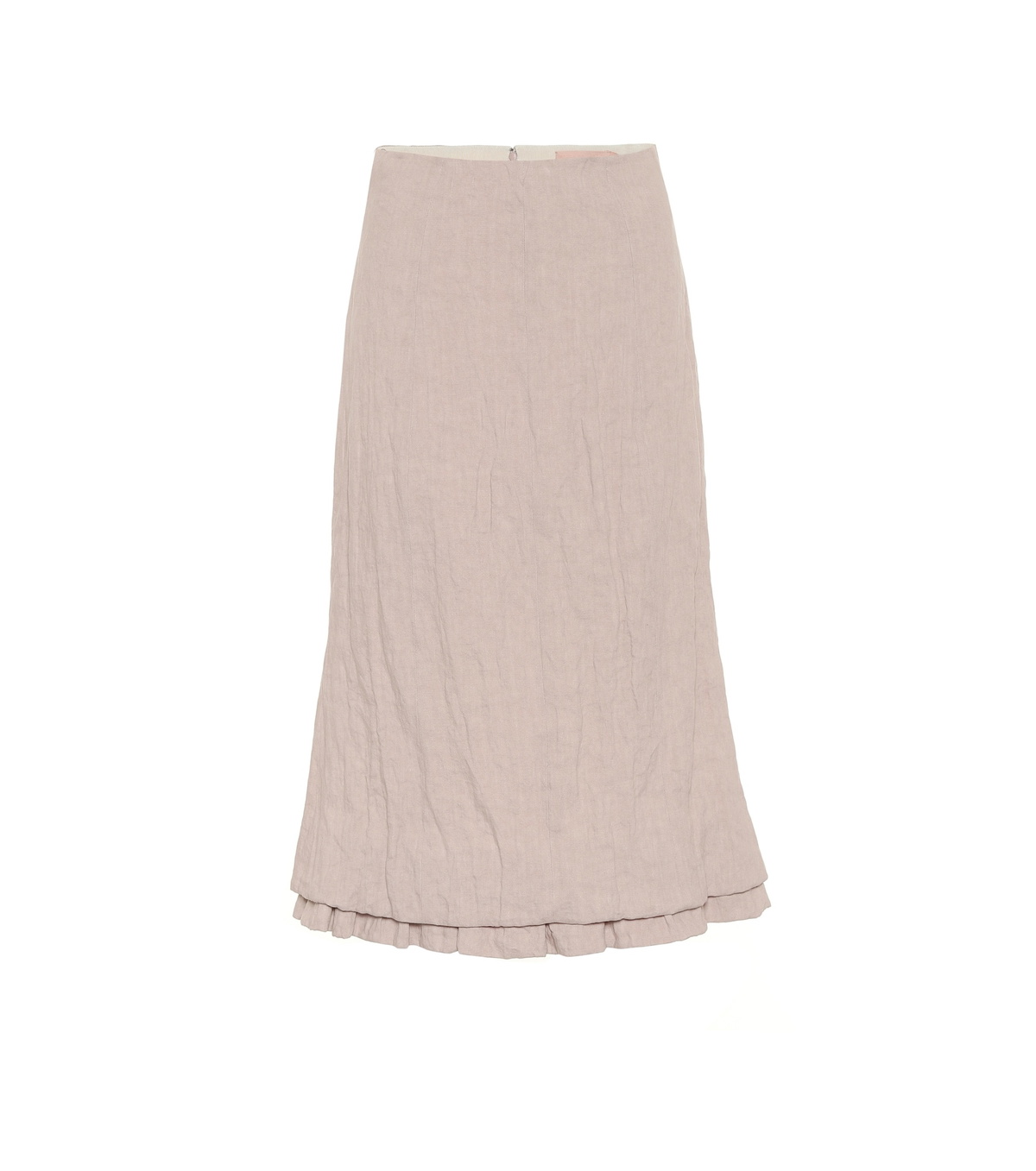 Brock Collection - Quarzo linen-blend midi skirt
