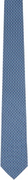 Ferragamo Navy Gancini Tie