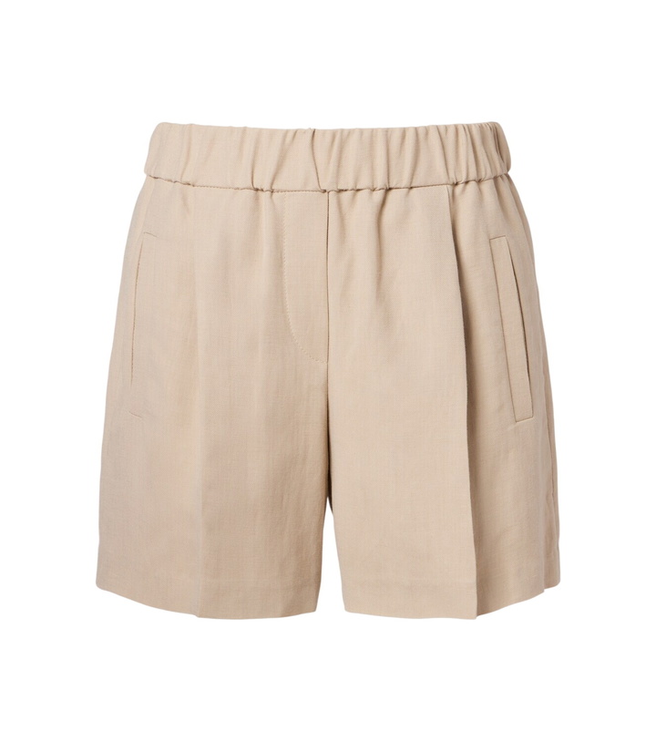 Photo: Brunello Cucinelli High-rise Bermuda shorts