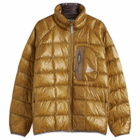 and wander Diamond Stitch Down Jacket in Camel