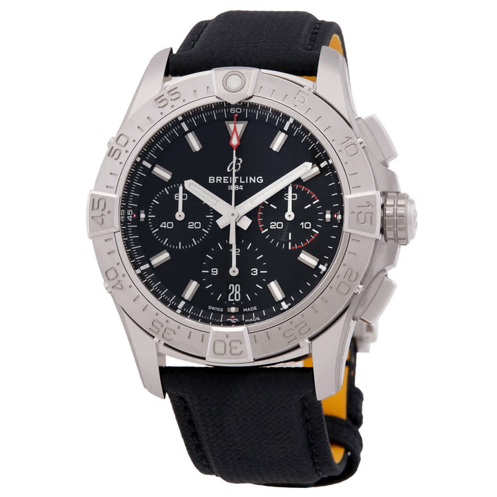 Photo: Breitling Avenger 42 Chronograph Automatic Chronometer Black Dial Mens Watch AB0146101B1X1