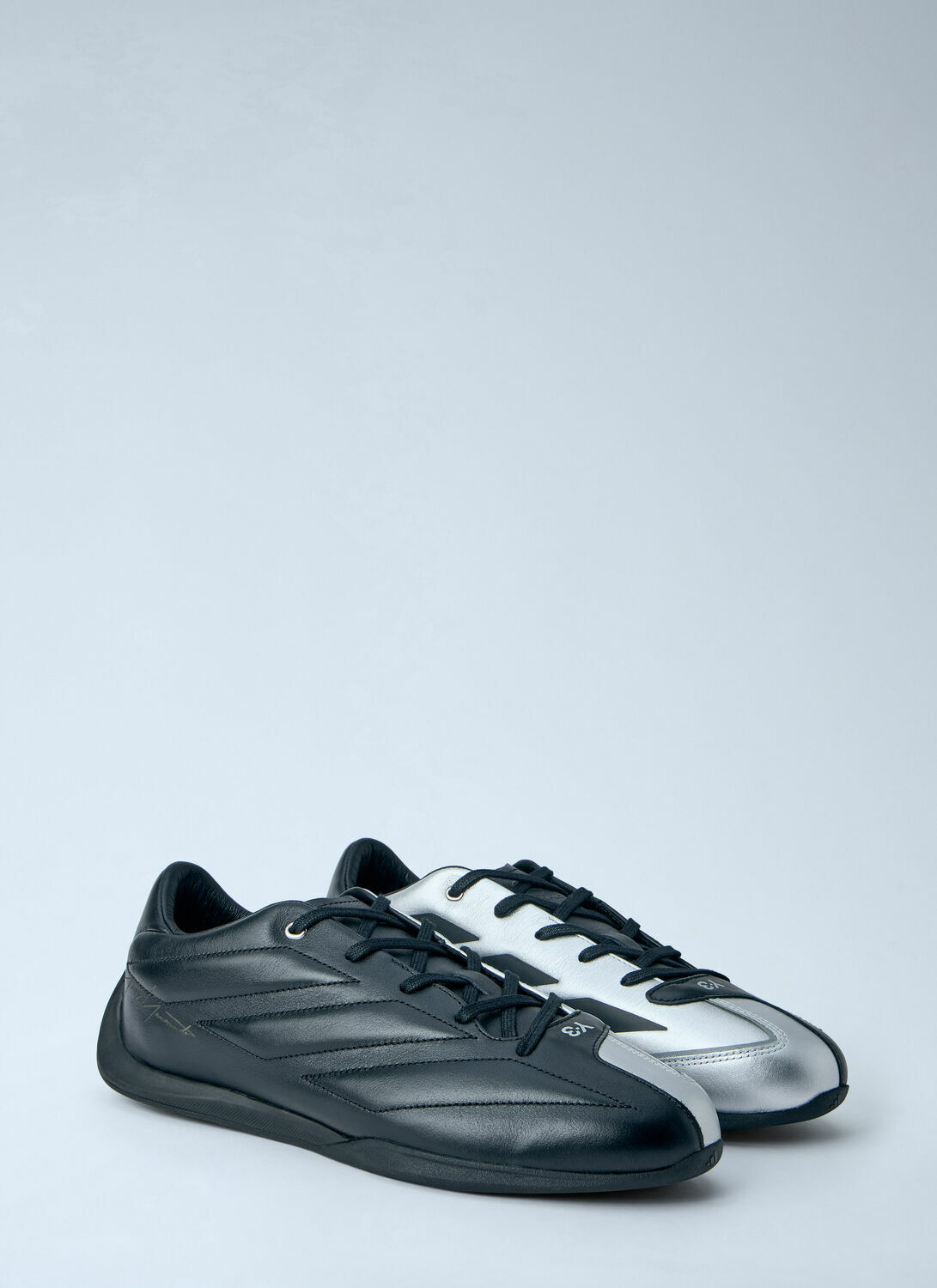 Y-3 Leather Low-Top Sneakers