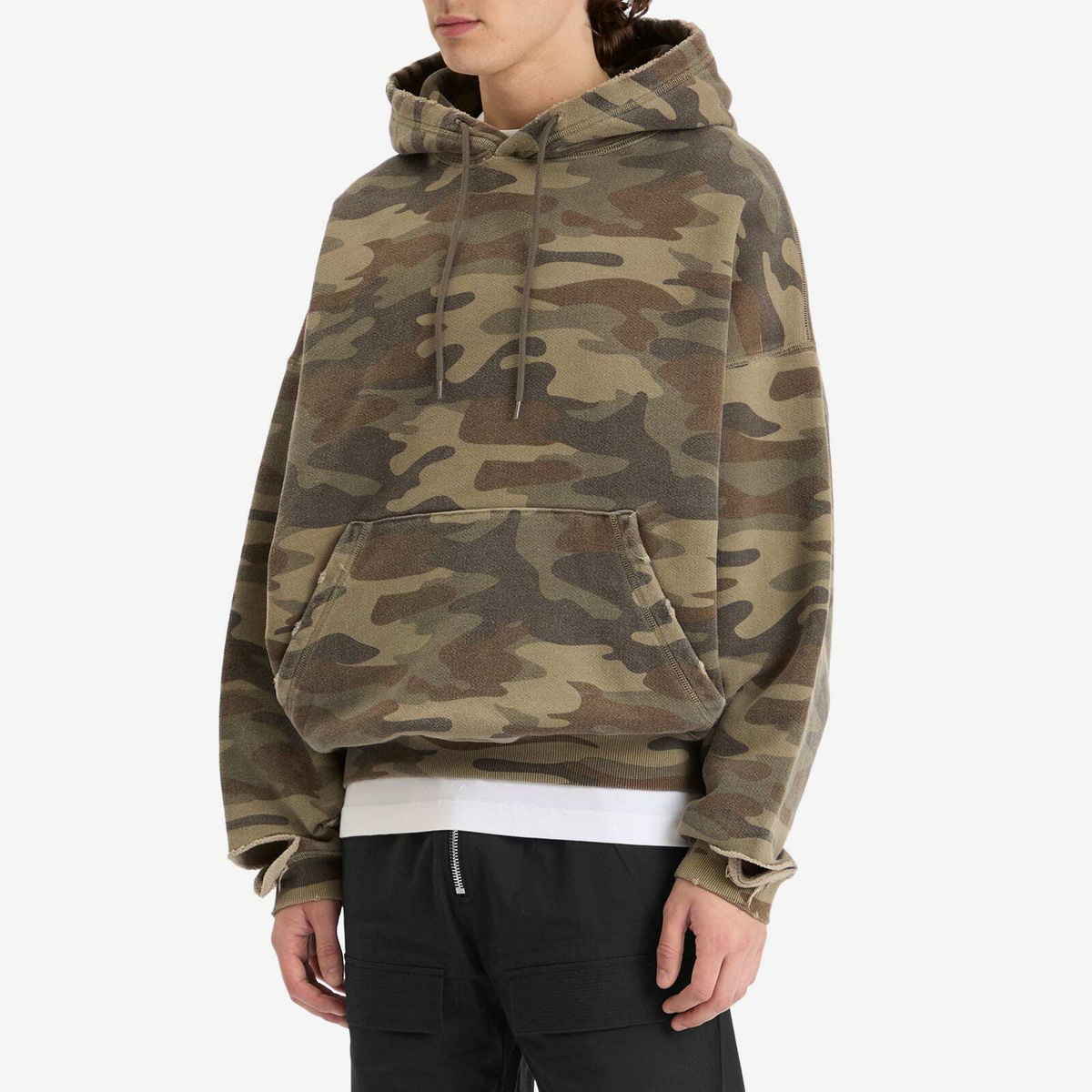Cole Buxton Men's Cropped Hoody in Camo