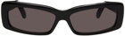 Balenciaga Black Oversize Rectangle Sunglasses