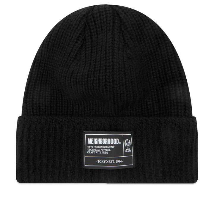 Photo: Neighborhood Men's Jp Beanie in Black 