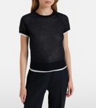 Vince Cotton-blend T-shirt
