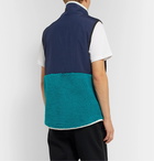 Nike - Colour-Block Fleece and Shell Gilet - Blue