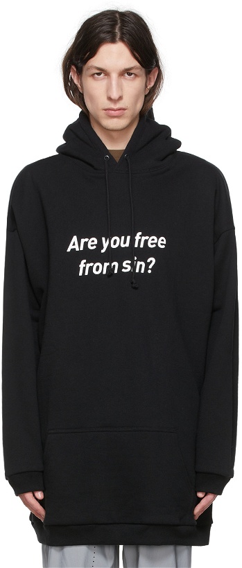 Photo: Sankuanz Black 'Are You Free From Sin' Hoodie