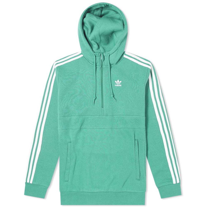 Photo: Adidas 3-Stripe Half Zip Hoody