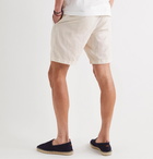 Faherty - Linen and Cotton-Blend Drawstring Shorts - Neutrals