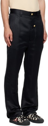 Vivienne Westwood Black Creased Trousers