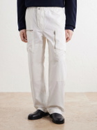 Aimé Leon Dore - Aviator Straight-Leg Cotton-Canvas Trousers - White