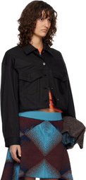 Kiko Kostadinov Black Centennial Jacket