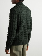S.N.S. Herning - Stark Slim-Fit Cable-Knit Merino Wool Sweater - Green