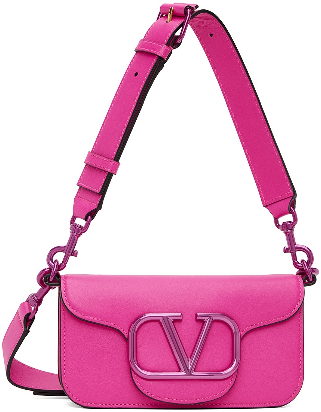 Photo: Valentino Garavani Pink Small Locò Shoulder Bag