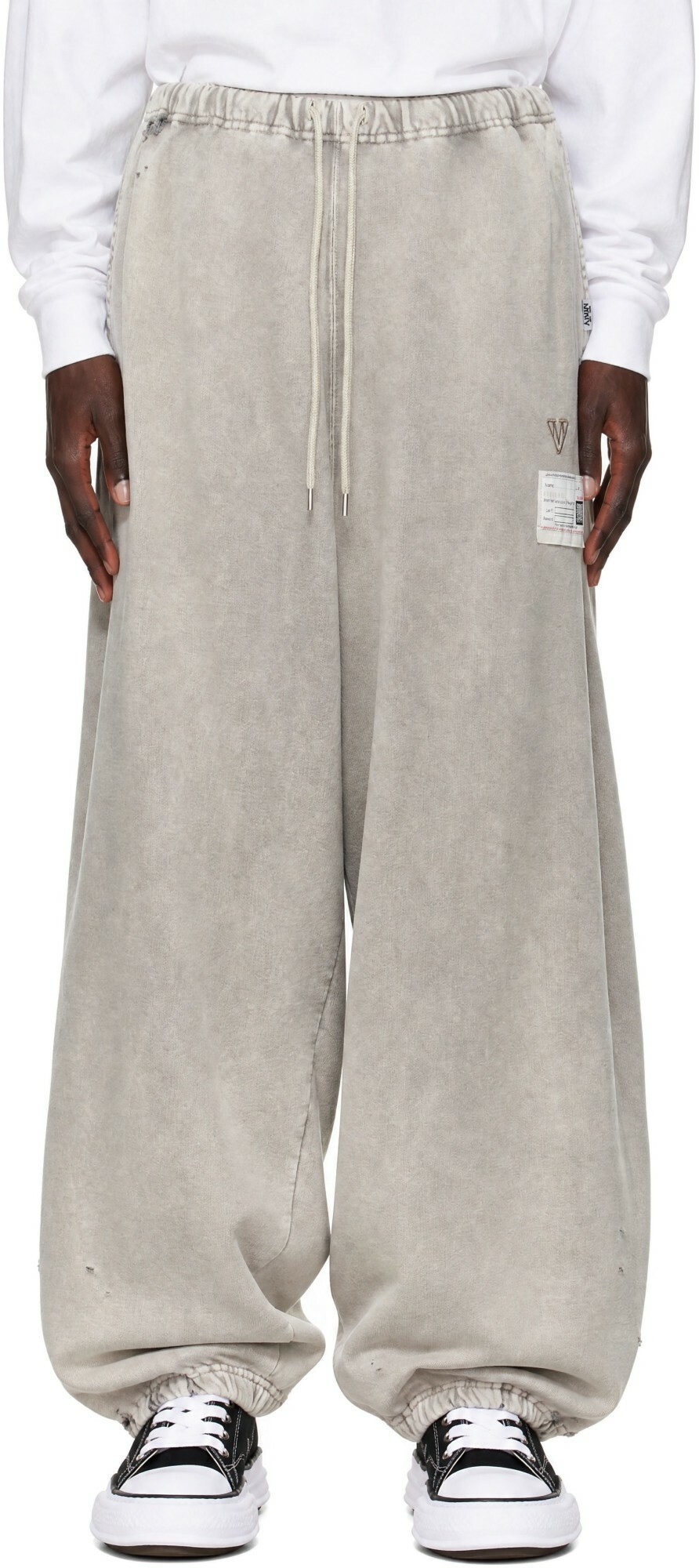 Maison MIHARA YASUHIRO Gray Bleached Sweatpants