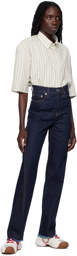 Lanvin Blue Twisted Jeans