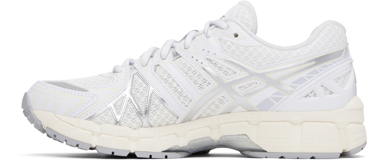 【アシックス】GEL-KAYANO 20 白 シルバー【27cm以上あり】 ASICS White & Silver GEL-KAYANO 20 Sneakers ASICS