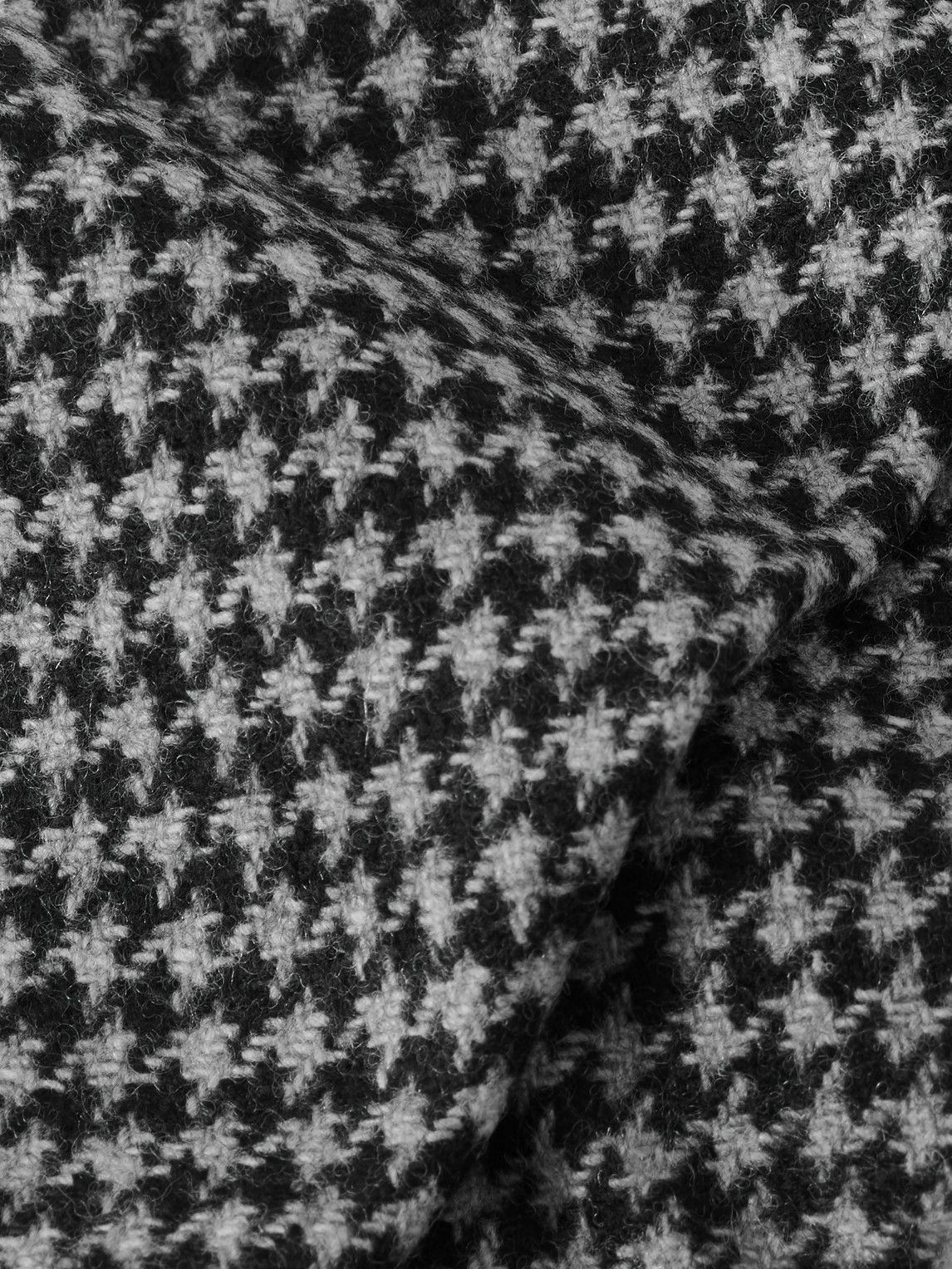De Petrillo - 7cm Houndstooth Wool and Cashmere-Blend Tie