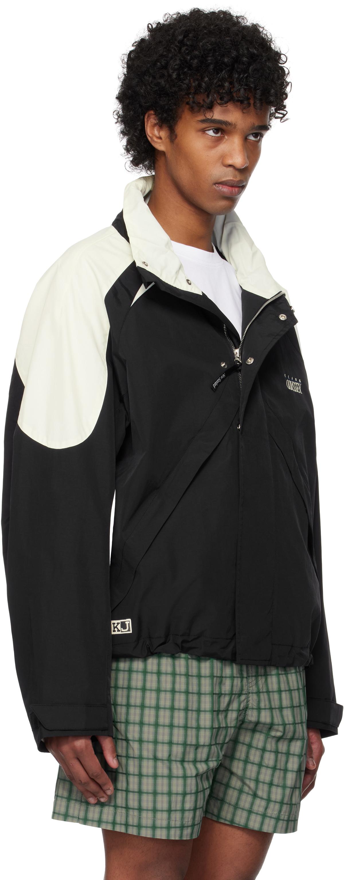 Kijun Black & Off-White 'Odyssey' Shell Jacket