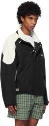 Kijun Black & Off-White 'Odyssey' Shell Jacket